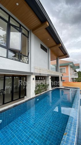 2 Storey with Attic and Pool House and Lot at Capitol Homes, Quezon City